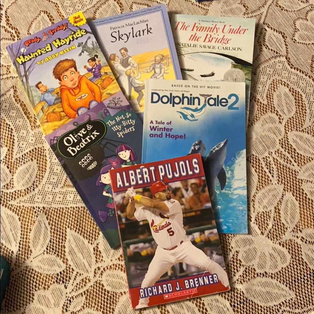 6 scholastic books